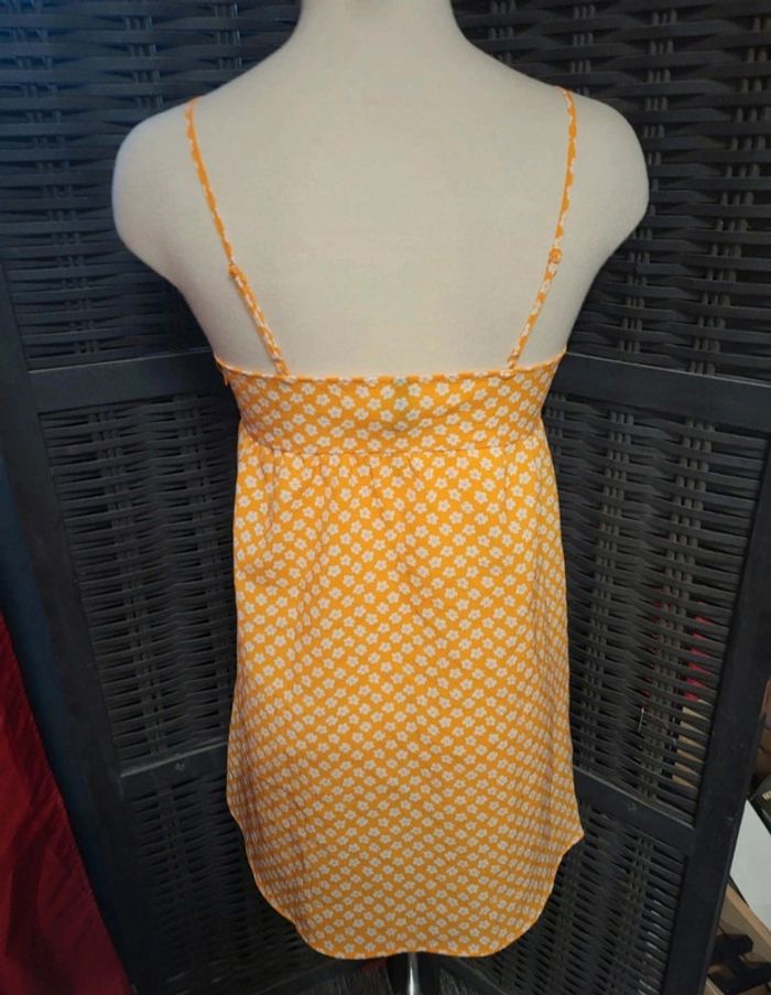 Robe d'été fleurie jaune 36 H&M - photo numéro 3