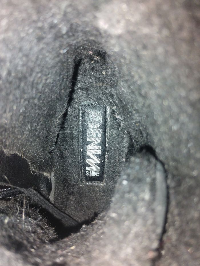 Chaussures noir denim side - photo numéro 9