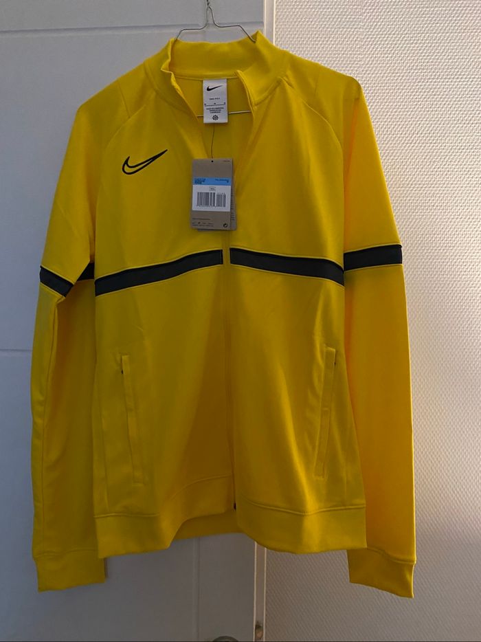 Gilet Nike dri-fit jaune femme taille M neuf
