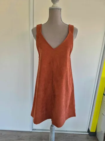 Robe velours cotelé