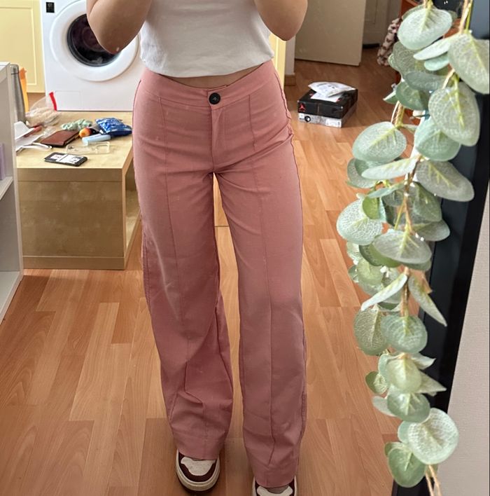 Pantalon fluide jambes évasées - photo numéro 5