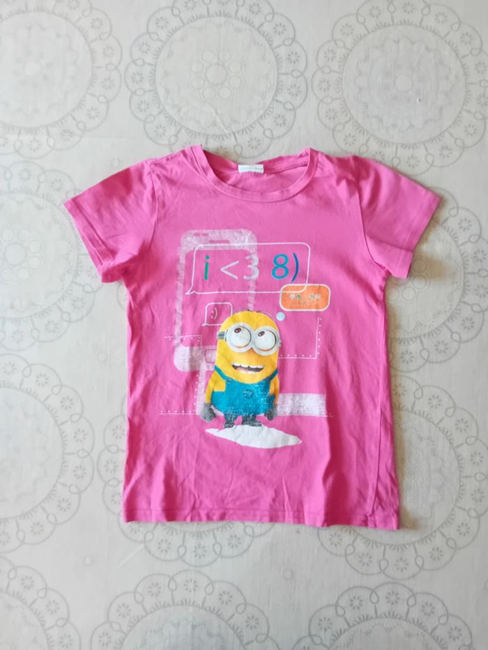 T shirt minions 8 ans