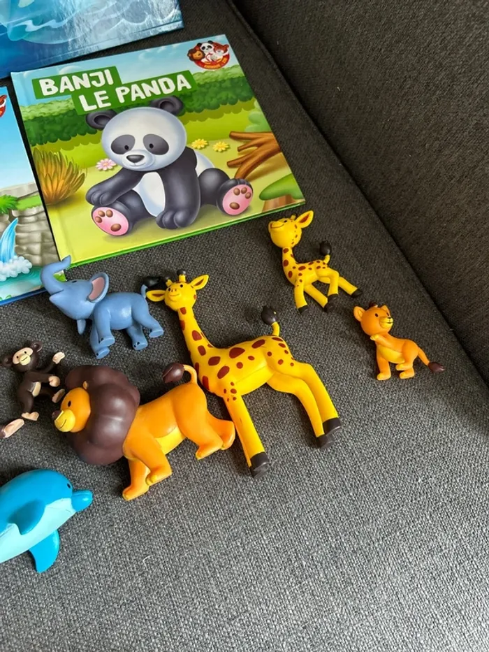 Lot de livres et figurines animaux de la collection mes animaux du zoo - photo numéro 10