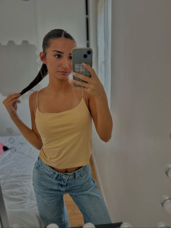 Débardeur jaune claire