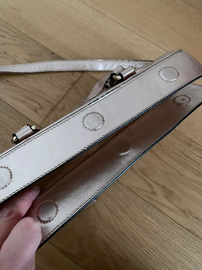 Sac Pourchet cuir métallisé - photo numéro 7