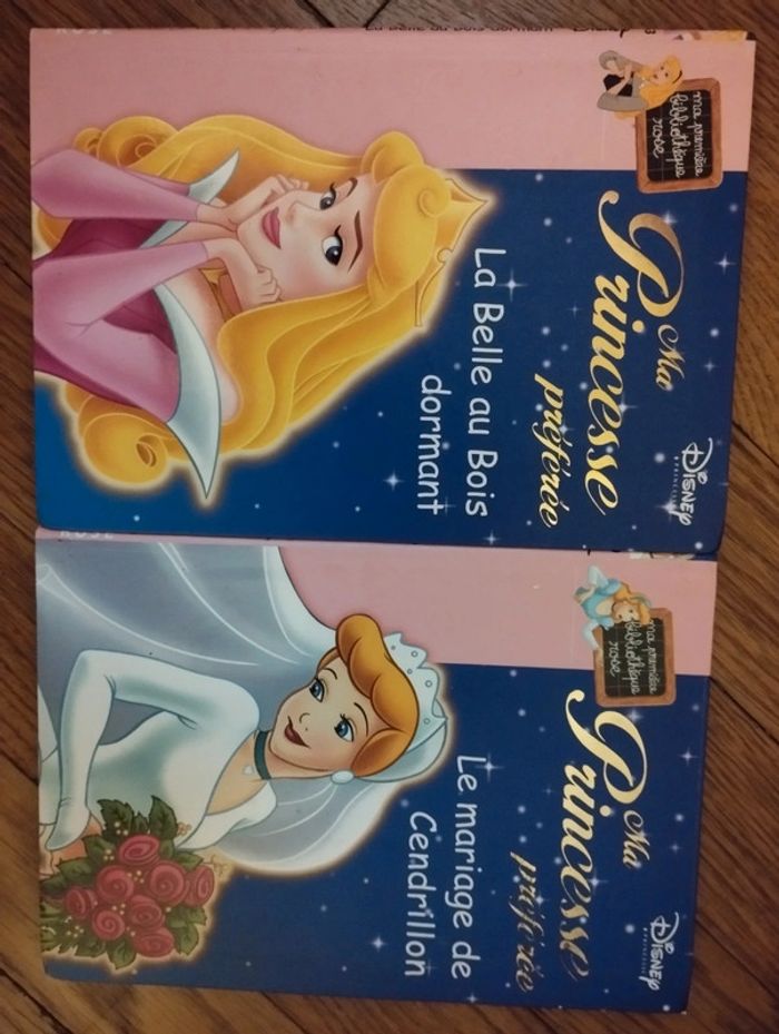 Lot de 2 livres Ma princesse préférée Disney