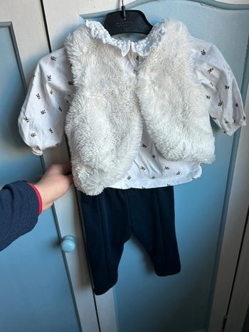 Ensemble 3 pièces kiabi , 6 mois