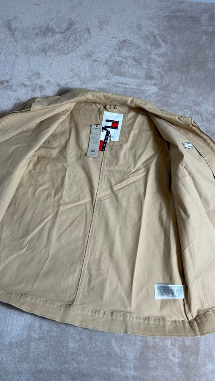 Veste Tommy Hilfiger - Coton Biologique - Beige taille XL - photo numéro 7