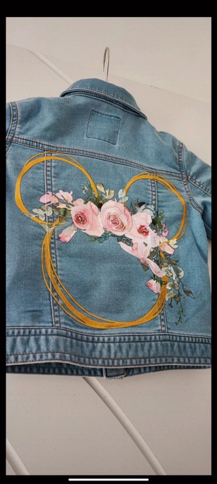 Veste en jean Minnie Disney - photo numéro 3