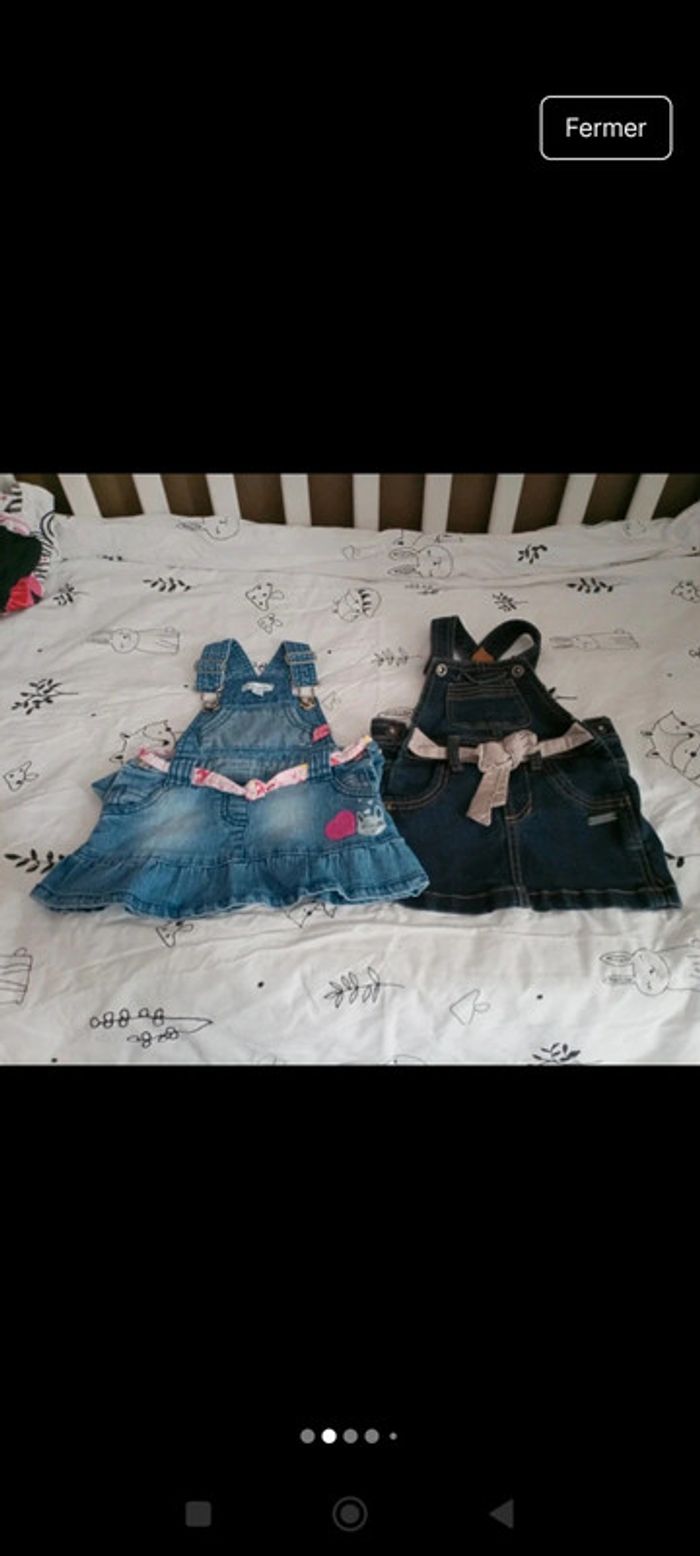 Lot de vêtements printemps été fille en taille 6 mois - photo numéro 2