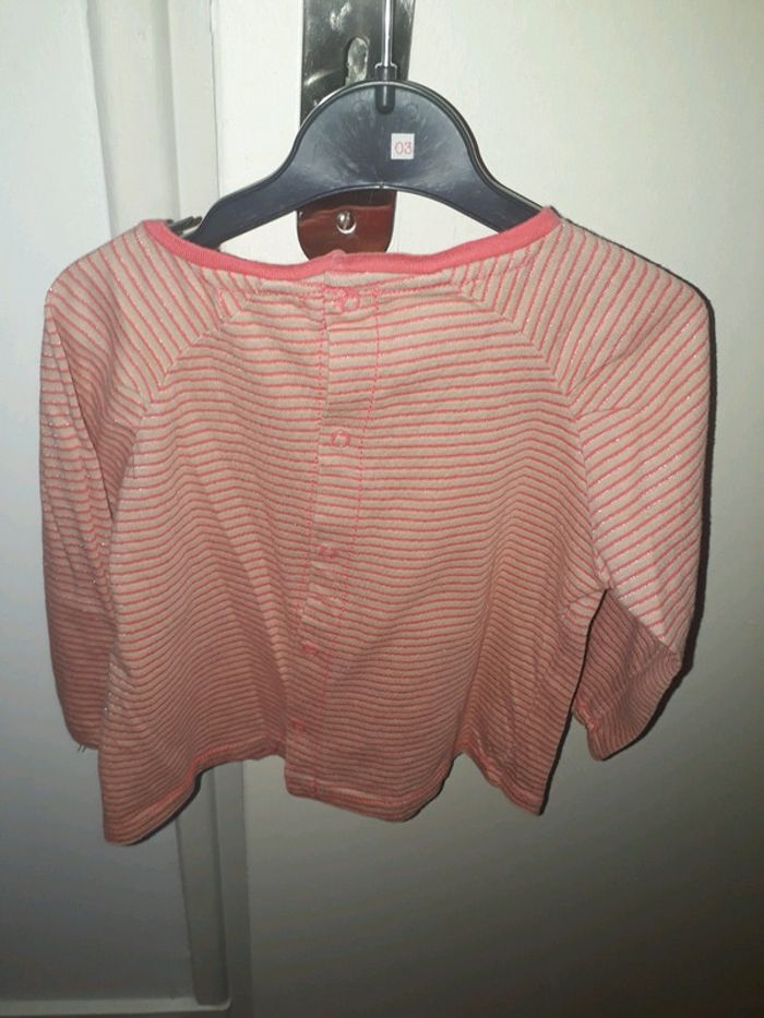 T-shirt manches longues fille Kitchoune 18 mois - photo numéro 3