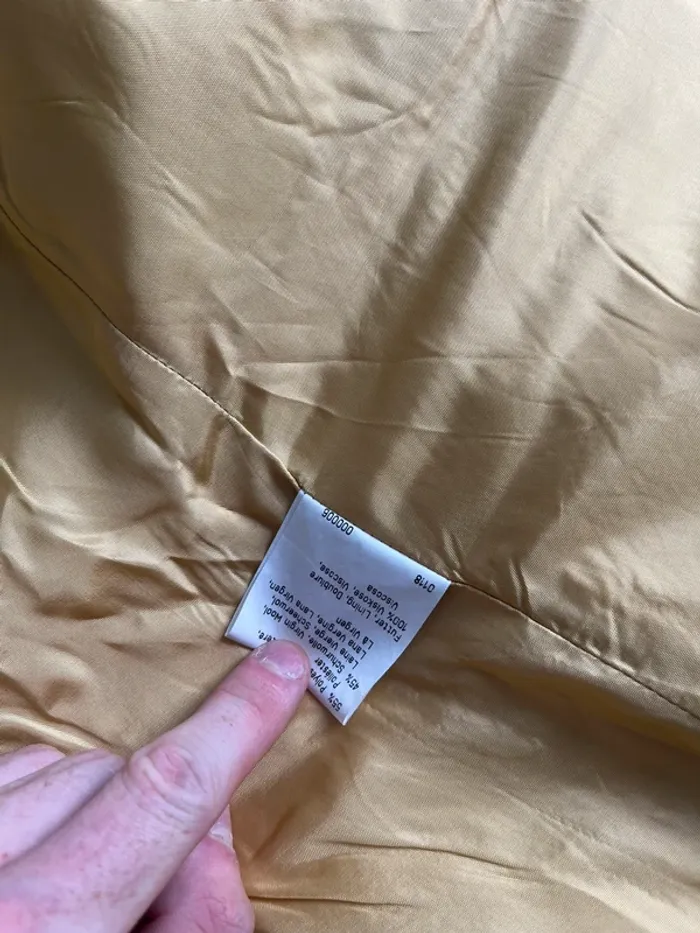 Veste jaune Betty Barclay – Chic structuré & zip doré – T.44 - photo numéro 3