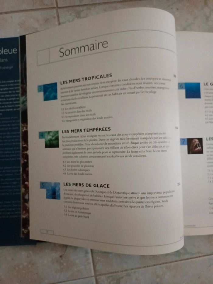 Livre sur la planète bleue au coeur des océans - photo numéro 3