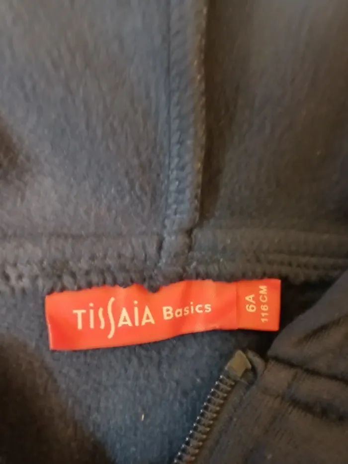 Sweat zippé à capuche Tissaia 6 ans - photo numéro 5