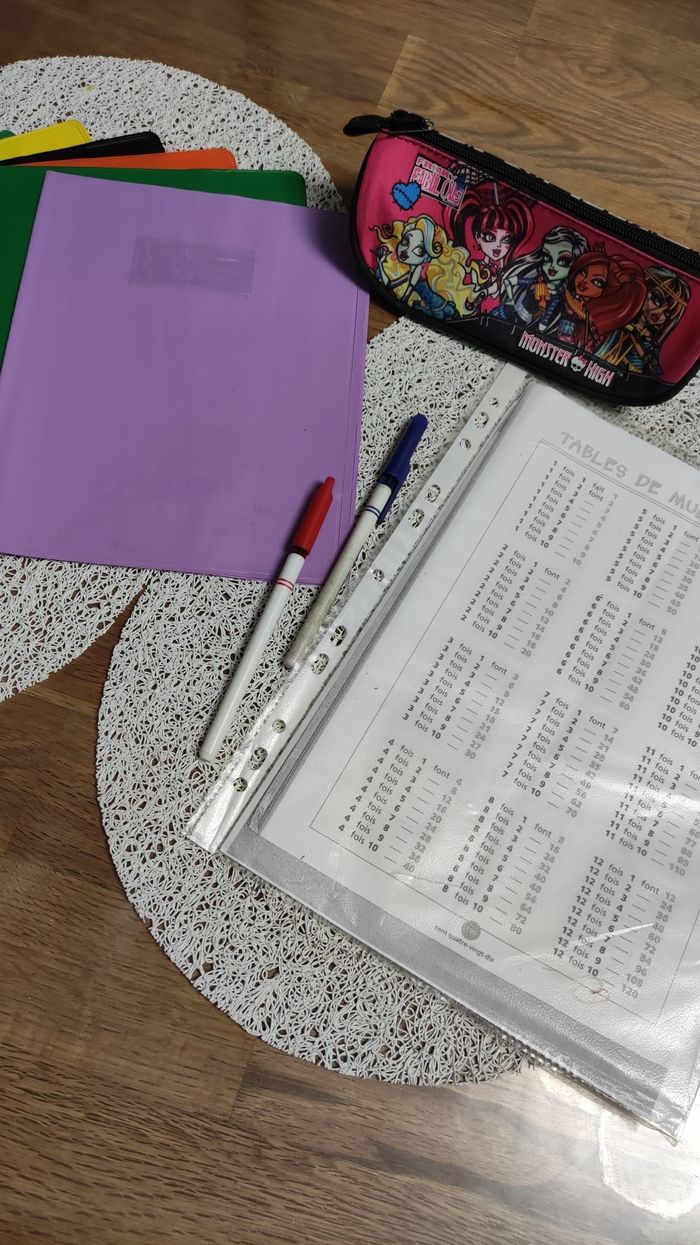 Lot protège cahier petit format