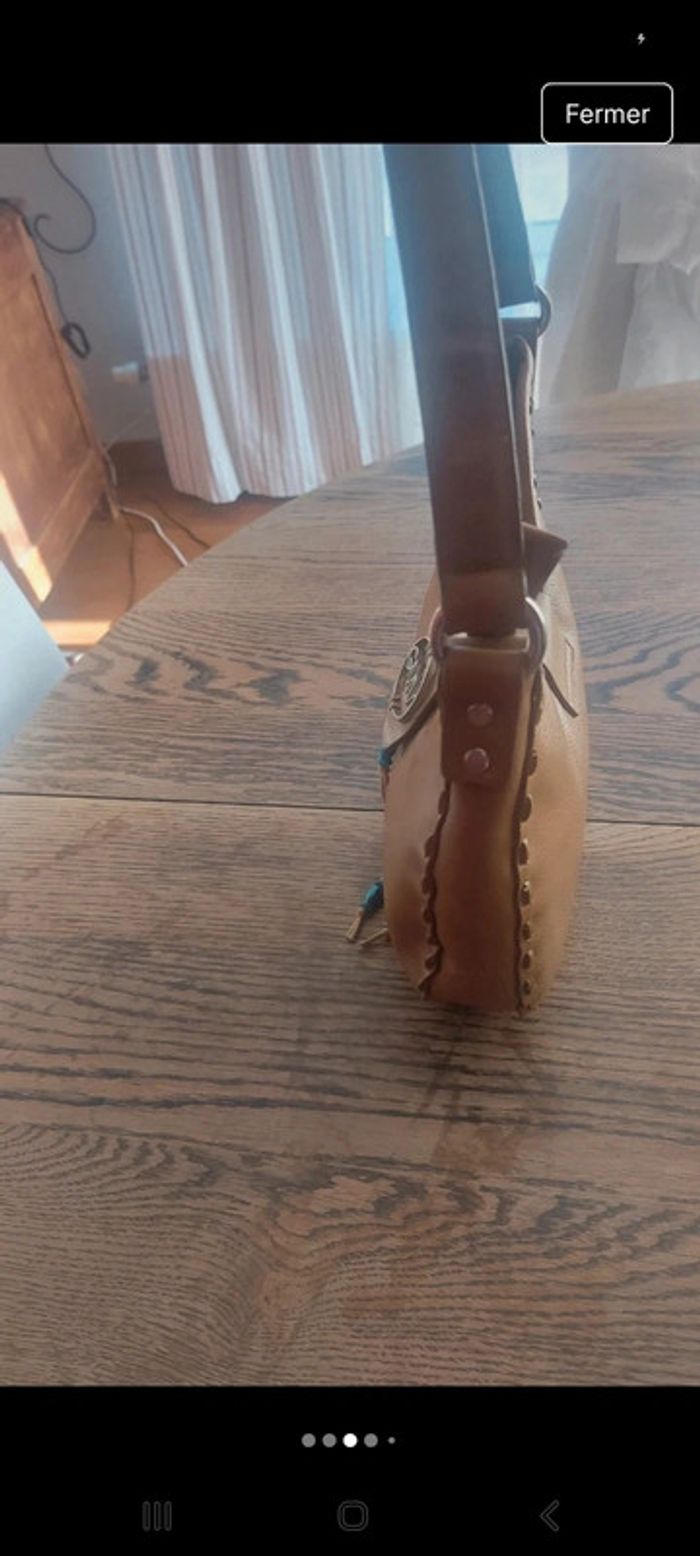 Jolie Sac á main Gian Marco Venturi marron - photo numéro 2