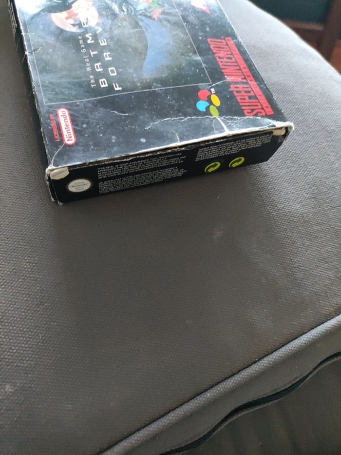 Batman forever super nintendo en boite - photo numéro 4