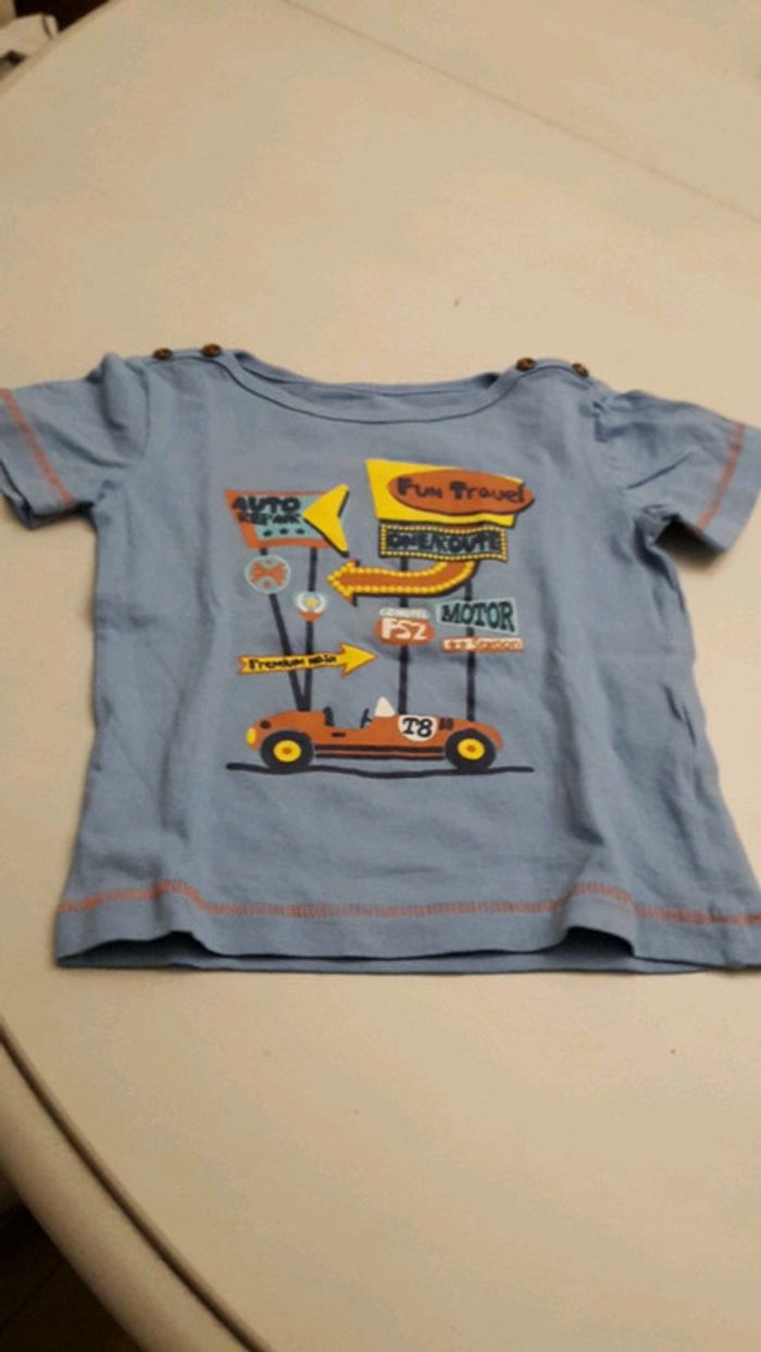 Tee shirt manches courtes 6 mois