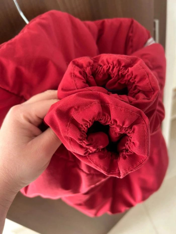 manteau doudoune rouge garcon à capuche kiabi taille 6ans - photo numéro 13