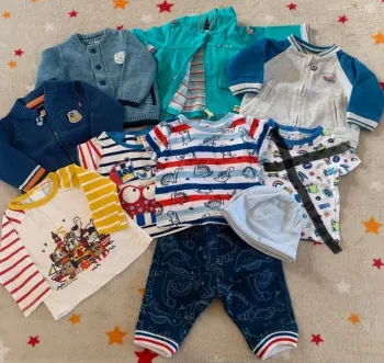 Lot garçon Sergent Major & DPAM, 3 mois quasi neuf, style marin et aventure