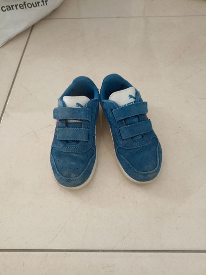 Basket puma bleu