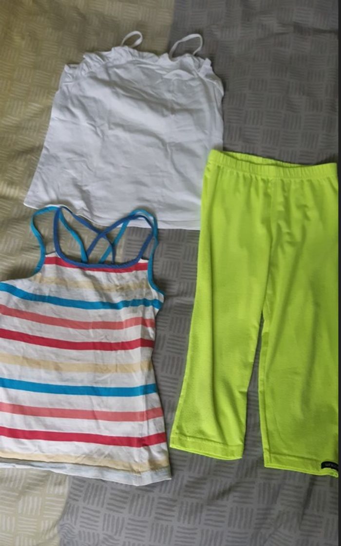 Lot vêtements été fille 10 ans