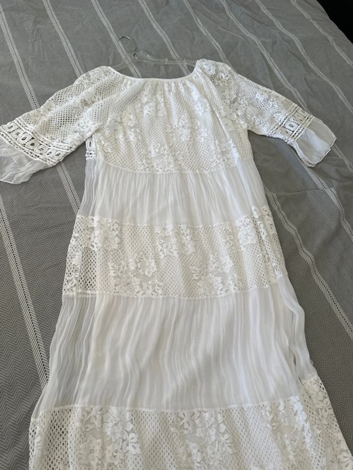 Robe longue dentelle taille unique - photo numéro 8