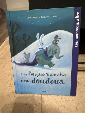 Livre la longue marche des doudous 