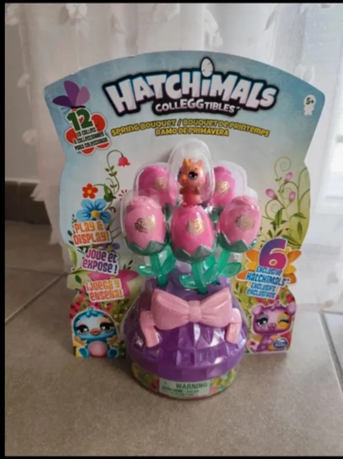 Hatchimals 6054229 bouquet de printemps avec 6 cooleggtilles