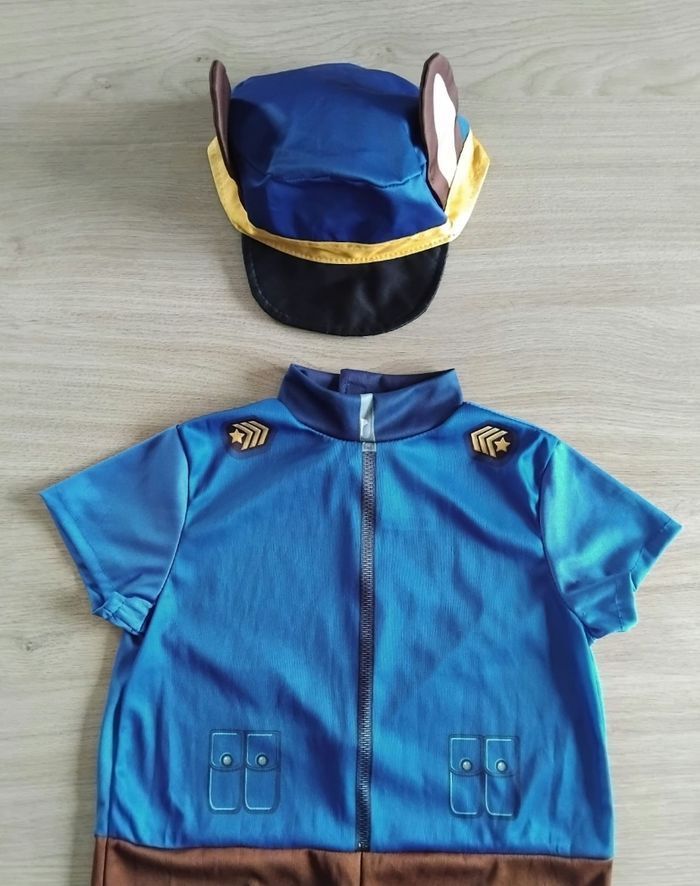 Déguisement Chase Pat Patrouille 3 - 4 ans Carnaval 👮‍♂️