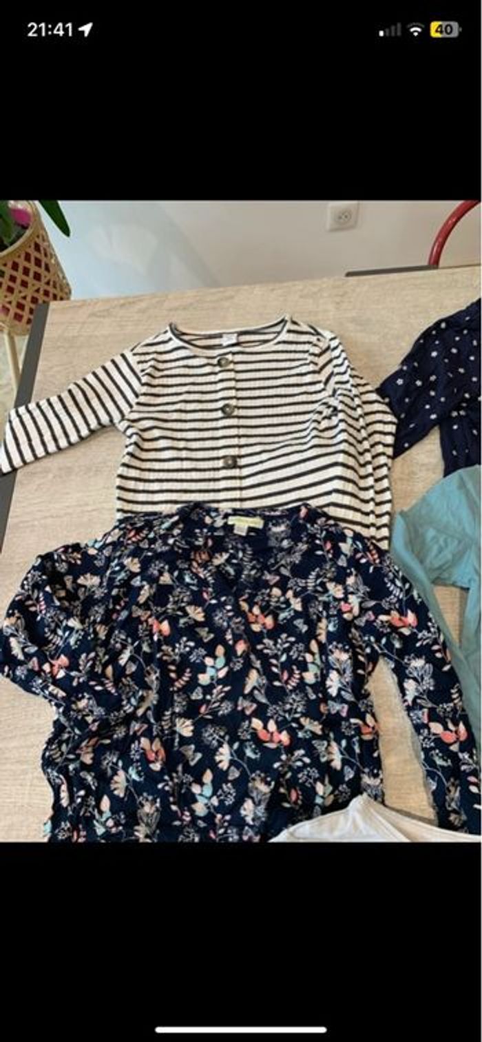 Lot de 5 tee shirts manches longues 4 ans