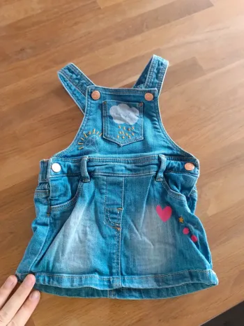 Robe Salopette Tex baby 9 mois 71 cm