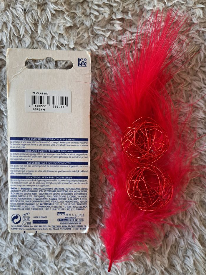 Rouge / laque à lèvres Gemey Maybelline 72 classic - neuf - photo numéro 2