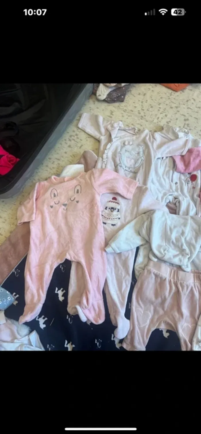 Pyjama bébé fille 1 mois - photo numéro 2