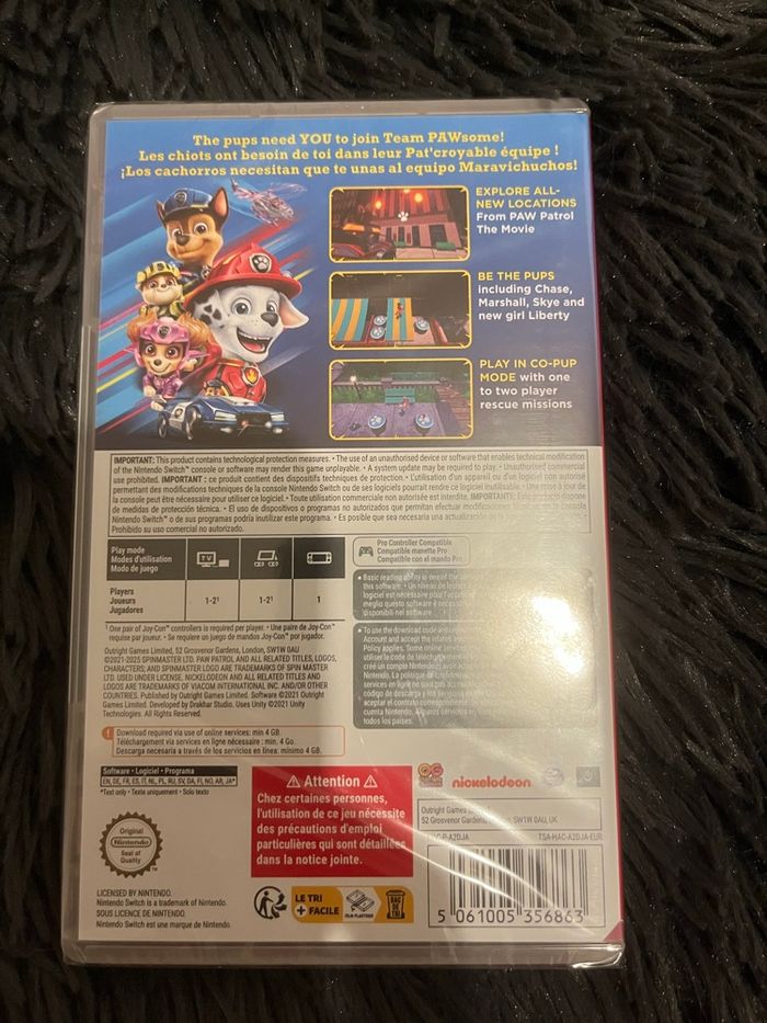 Jeu switch - photo numéro 2