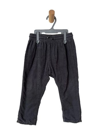 Pantalon confortable en velours côtelé gris - H&M 92cm (2 ans)