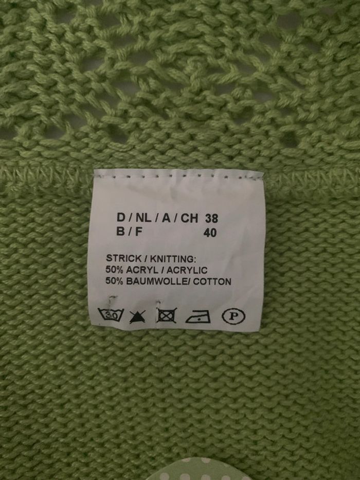 Pull DS taille 40 vert pomme - photo numéro 12