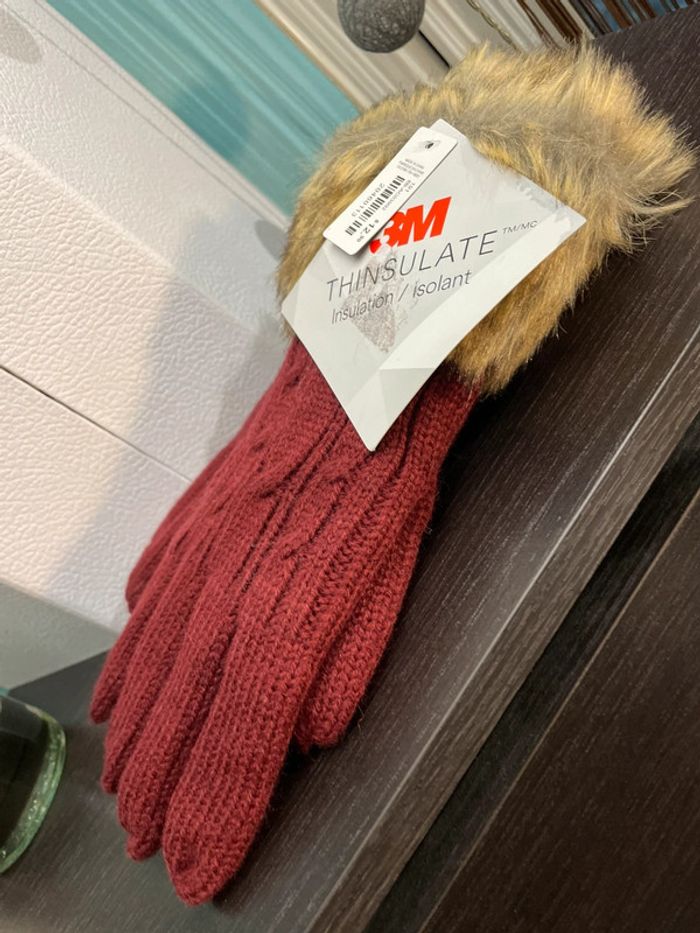 Gant bordeaux 3M neuf avec étiquette