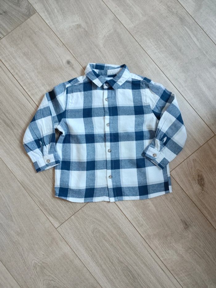 Chemise a carreaux 3-4 ans