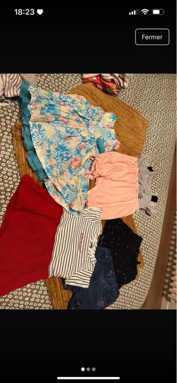 Lots bébé fille été 12 mois