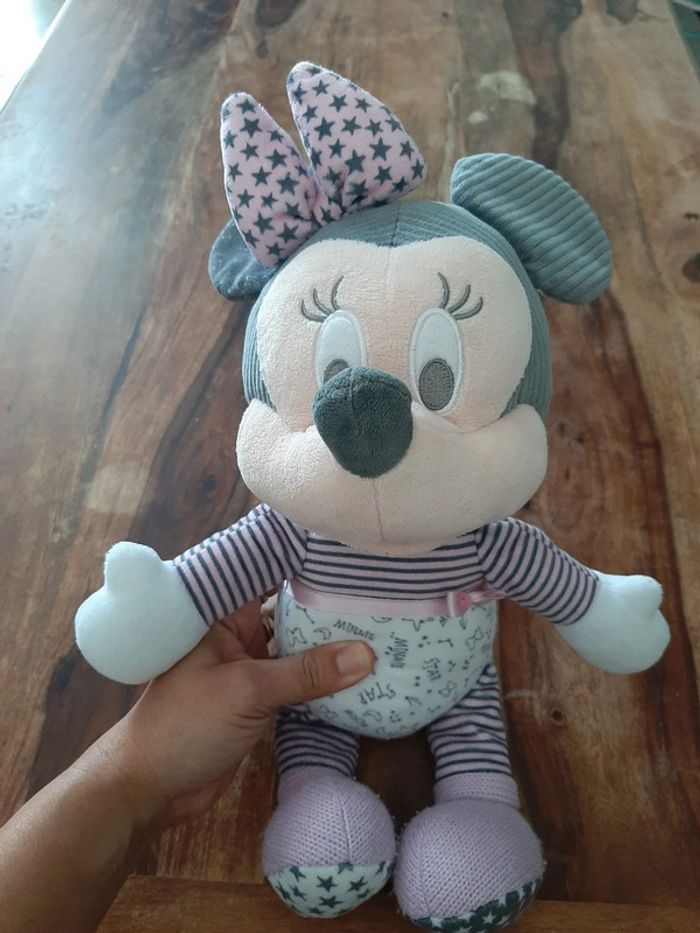 Peluche veilleuse musicale minnie - photo numéro 2