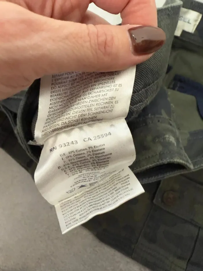 Jupe Diesel fille militaire taille 14 ans - photo numéro 4