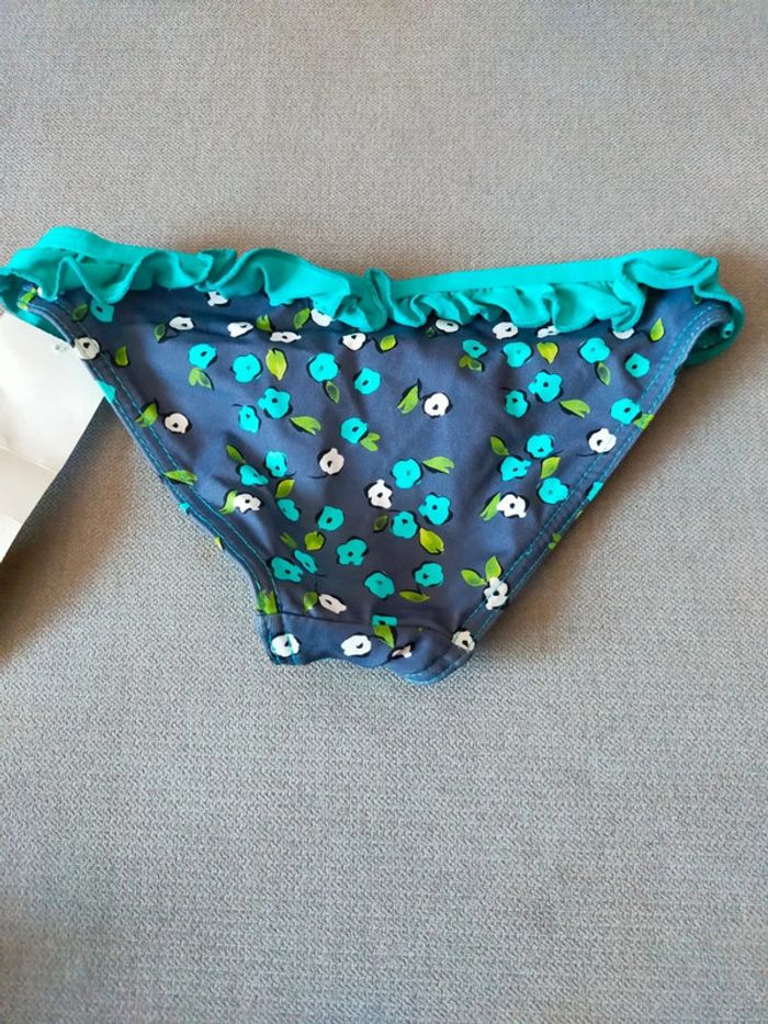 Bas de maillot de bain fille à fleurs – 2 ans – Ocean Wear – Neuf avec étiquette - photo numéro 2