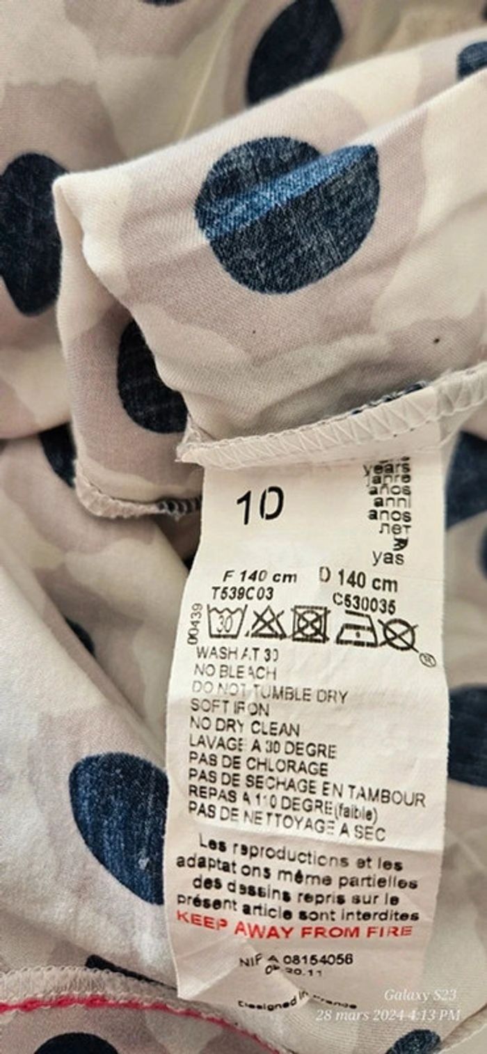 Robe légère manches courtes 10A catimini - photo numéro 7