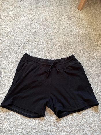 short noir coton