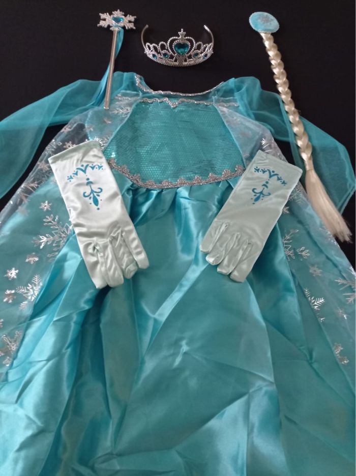 Déguisement princesse Elsa 3-4ans - photo numéro 4