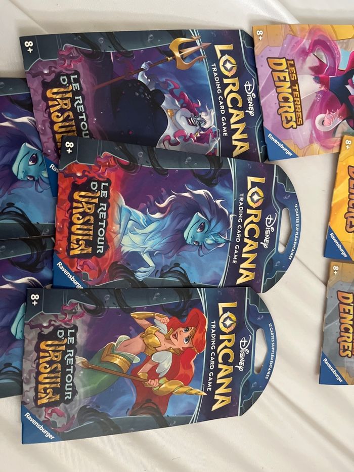 Lorcana booster blister terres d’encres retour Ursula chapitre 3 et 4 artset - photo numéro 3