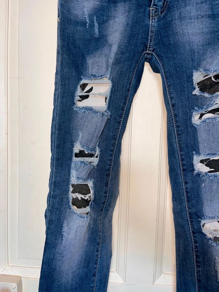 Jeans skinny femme taille 38 cc fashion - photo numéro 2