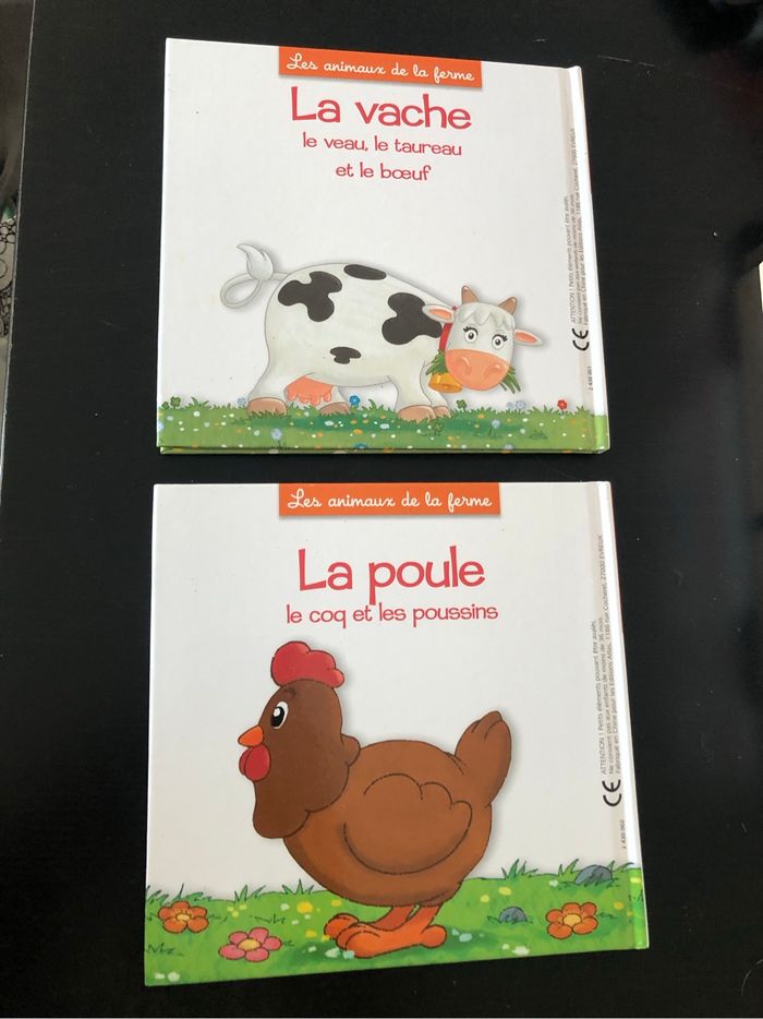 2 livres la vache et la poule - photo numéro 2