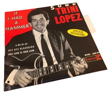 Vinyle 45 tours (languette) Trini Lopez Surf If I had a hammer (1963) RVEP. 60.034